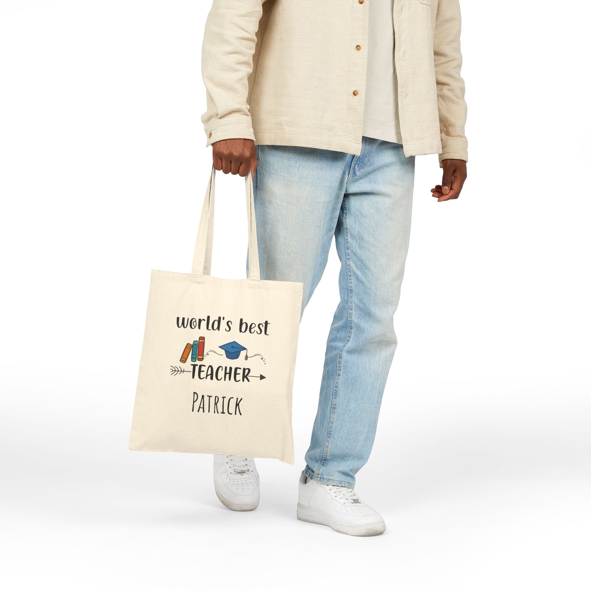 P013 Tote Bag Teacher Man