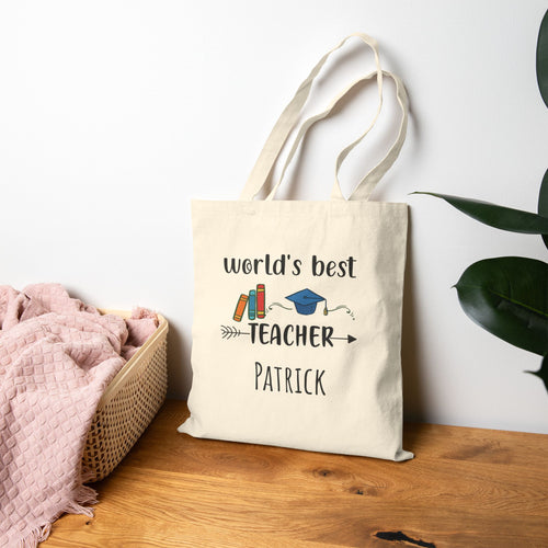 P013 Tote Bag Teacher Man